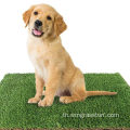 หญ้าเทียมสนามหญ้าเทียมสีเขียวสำหรับเล่นสุนัข